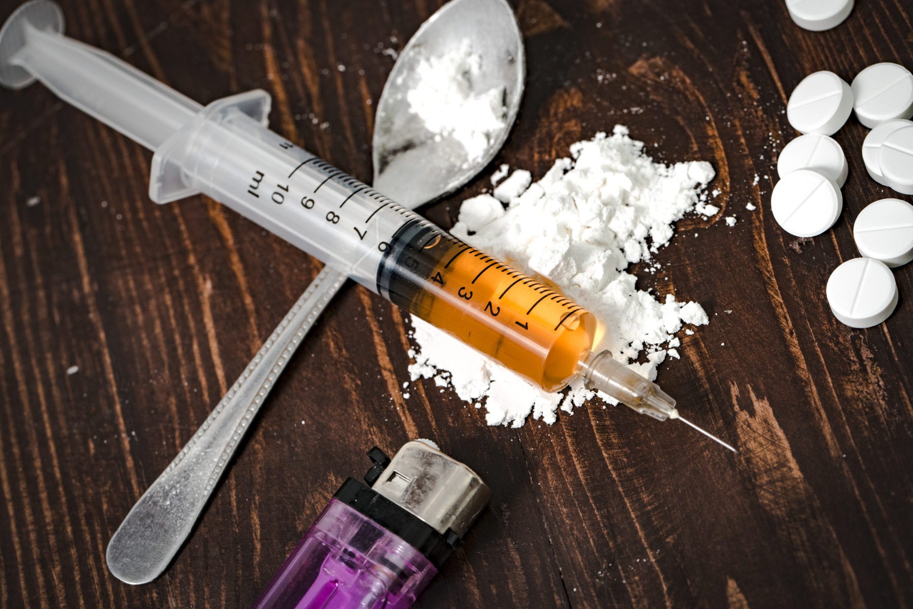 Heroin Drug Before After